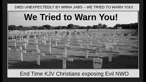 DIED UNEXPECTEDLY BY MRNA JABS – WE TRIED TO WARN YOU!