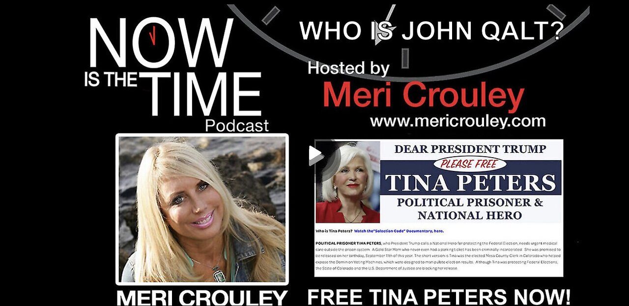 MERI CROULEY W/ JUAN O'SAVIN CRITICAL TINA PETERS UPDATE. WHO IS JOHN QALT?
