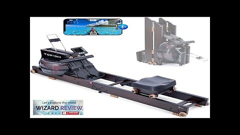 Water Rowing Machine for Home Use Oak Wood Rower Machine with Upgraded Review