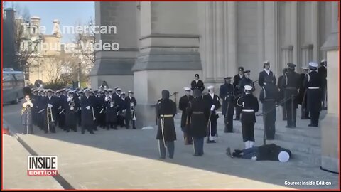 WATCH: Soldier Collapses During Carter Funeral, In Unknown Condition