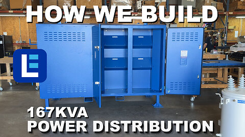 How We Build - 167 KVA Portable Distribution - 480V 3 Phase to 230V 1 Phase - Larson Electronics