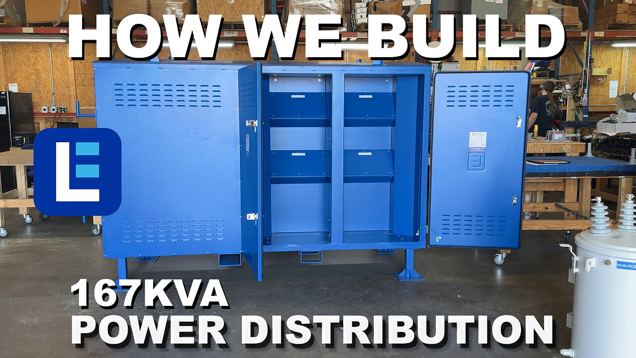 How We Build - 167 KVA Portable Distribution - 480V 3 Phase to 230V 1 Phase - Larson Electronics