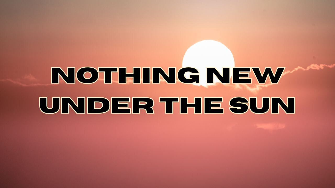 Throwback Tuesday - Nothing New Under the Sun