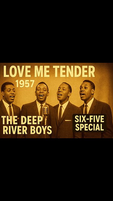 Highlights of Vintage 1957 TV: The Deep River Boys Sing “Love Me Tender” Rare BBC Footage