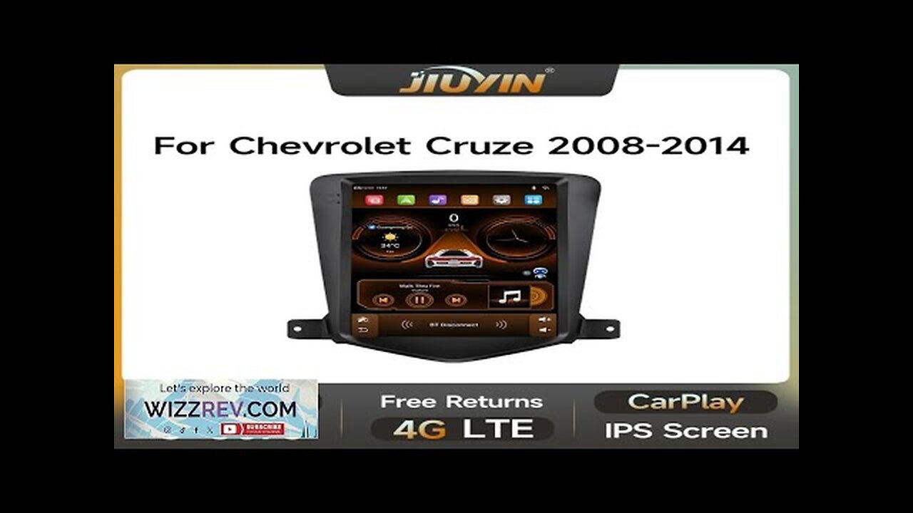 For Chevrolet Cruze 2008-2014 Carplay Android 13 Car Radio Multimedia Video Player Review