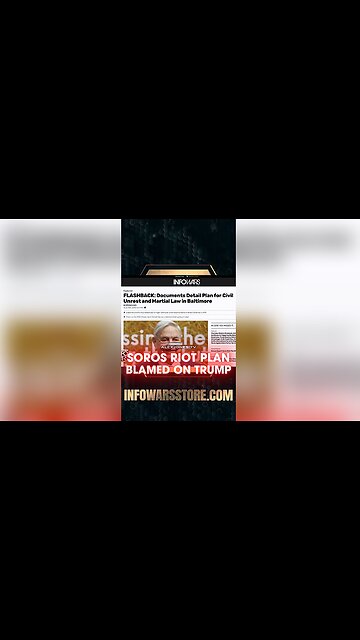 Alex Jones: Soros Planned To Frame Trump With Antifa Riots - 10/9/25