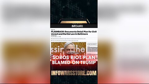 Alex Jones: Soros Planned To Frame Trump With Antifa Riots - 10/9/25