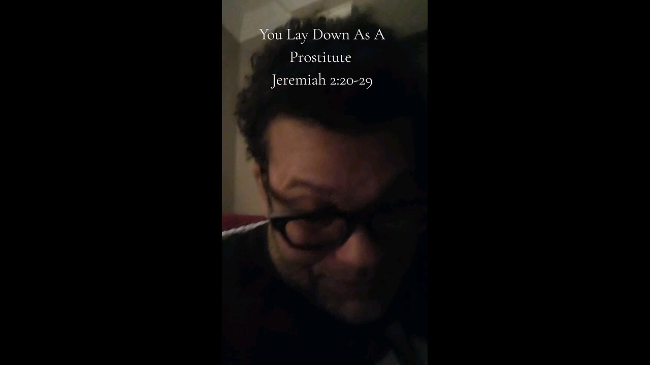 You Lay Down As A Prostitute