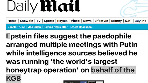 The Media Reaches a New Low Insisting Epstein Was a KGB (Dissolved 1991) Super-Spy