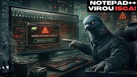 📰Notepad++ virou isca: hackers exploram atualizador pra infectar PCs