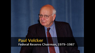 October 8, 2003 - Former Federal Reserve Chair Paul Volcker at DePauw University (Montage)