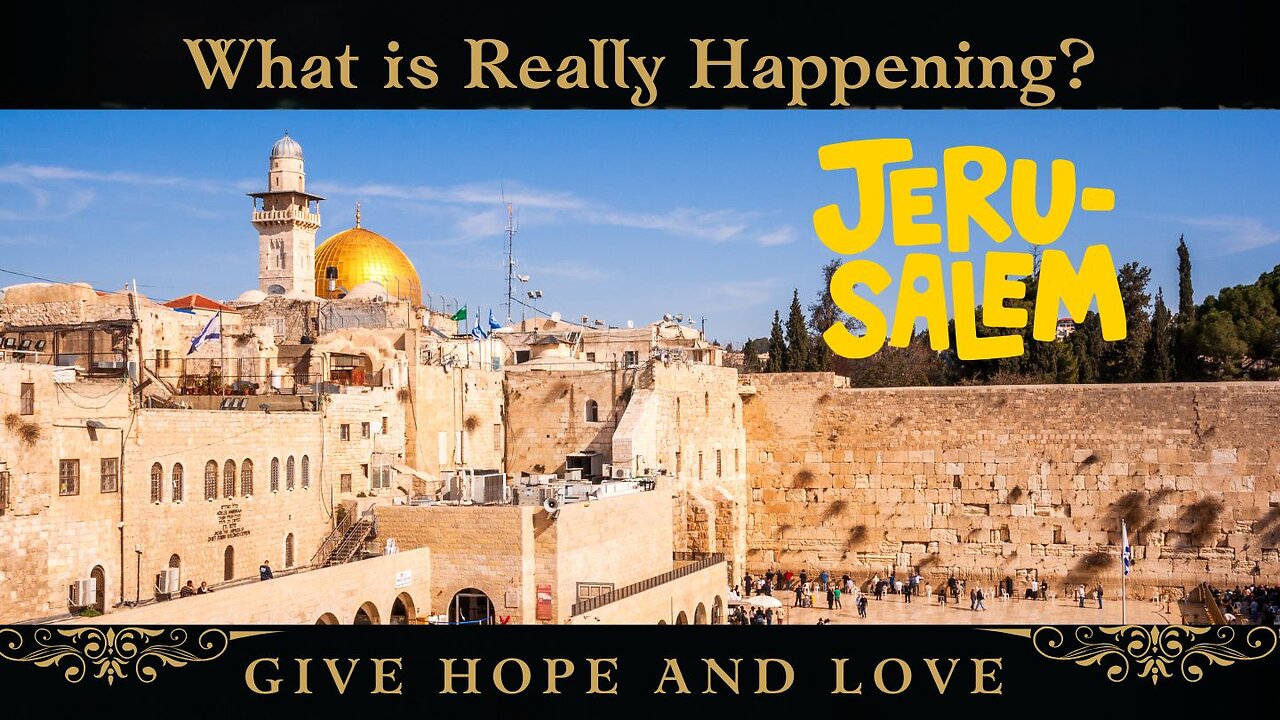 ❤️Finding Hope and Love in Jerusalem / What Are We Witnessing Today? /Give Hope and Love Ministry