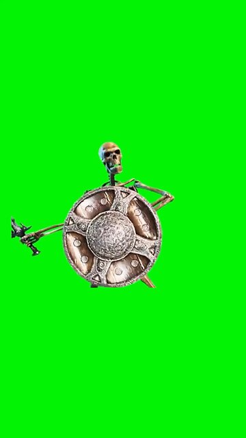 Skeleton With Shield Meme | Green Screen #skeleton #skeletonshieldmeme #relatable #capcut #fyp