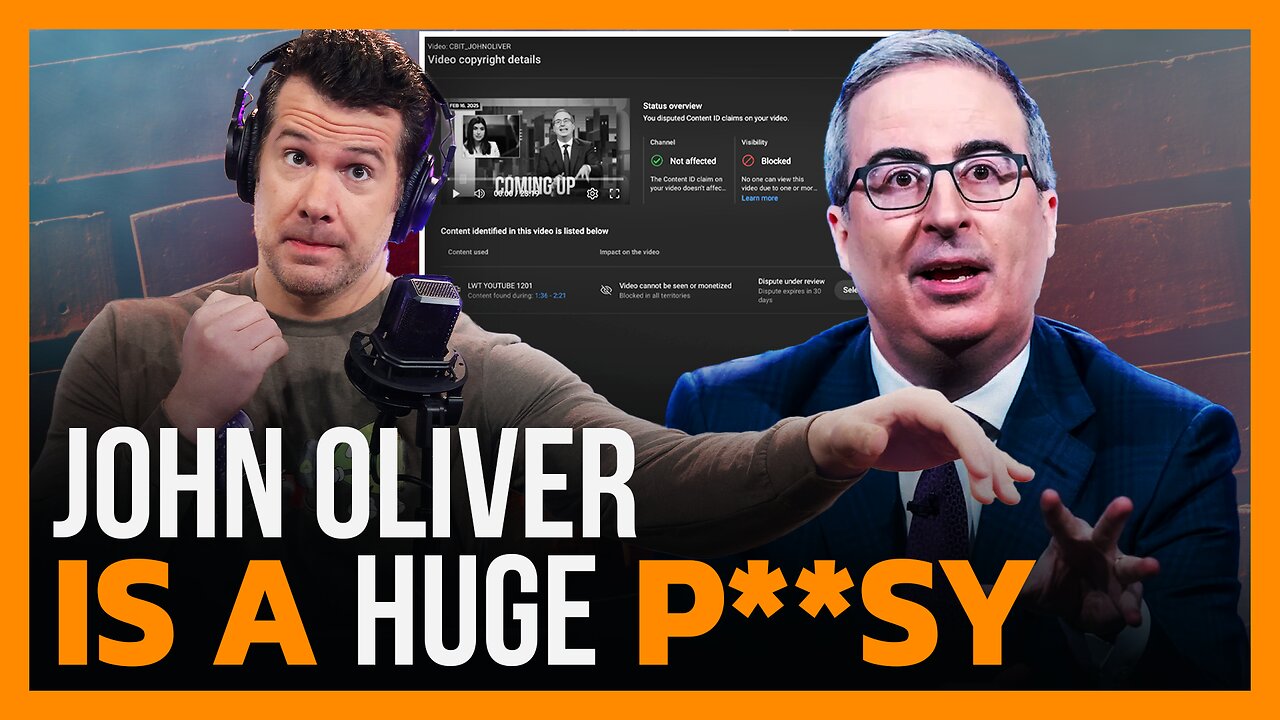 John Oliver is a Huge P**sy!