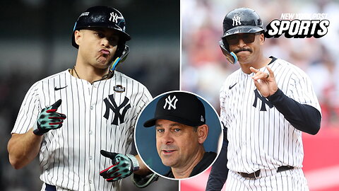 Aaron Boone provides an injury update on Giancarlo Stanton and Trent Grisham