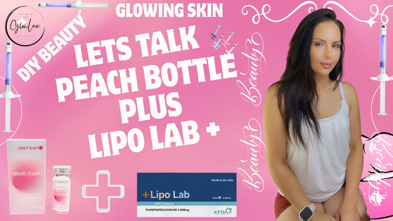 Peach Bottle Fat Dissolver & Lipo Lab + mix lets talk about it