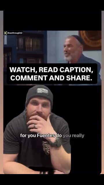 Ian Wendt ~ Bet you didn't see this | Rabbi to Fuentes