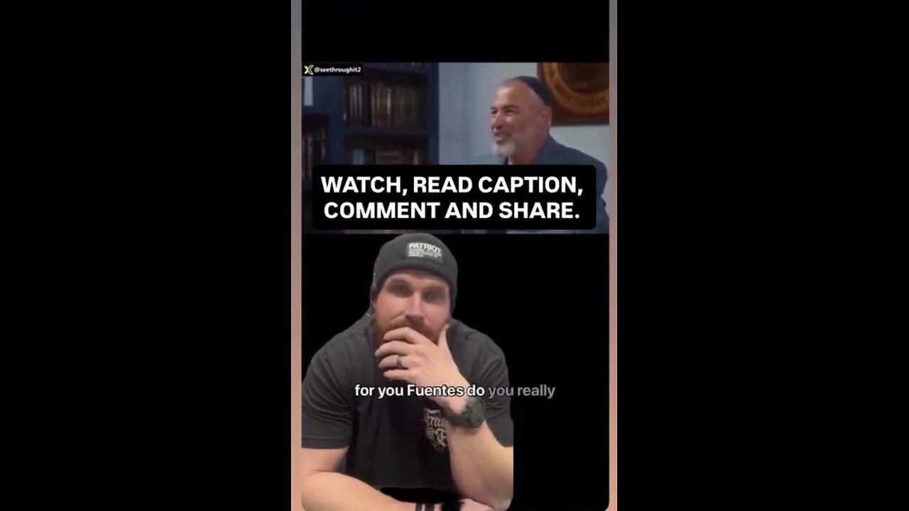 Ian Wendt ~ Bet you didn't see this | Rabbi to Fuentes