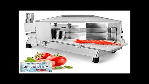 VEVOR Commercial Tomato Slicer 1/4" Heavy Duty Cutter with Built-in Cutting Board Review