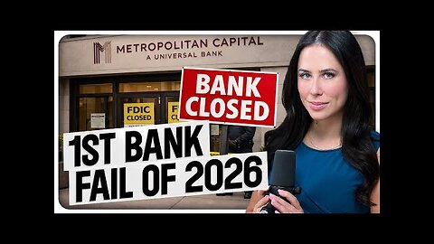 FIRST BANK FAILURE OF 2026: This Is How It Starts
