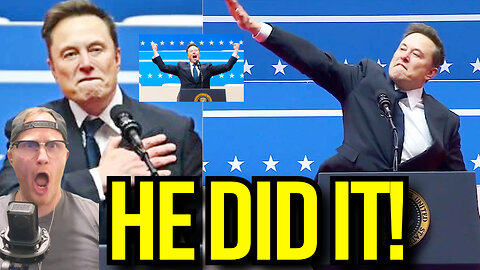 'Lefties Losing IT' as Elon Musk makes 'Nazi-style salute' at Donald Trump's inauguration parade!