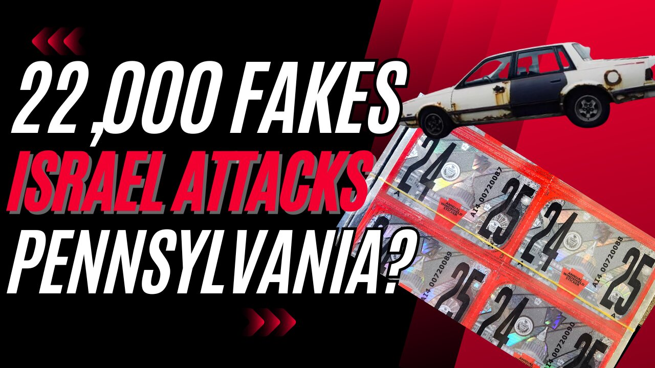 From Israel with Love: The Shocking Truth Behind 22,000 Counterfeit Stickers in PA