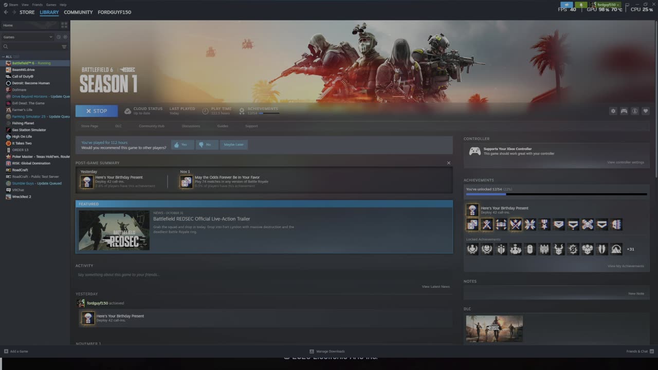 battlefield 6 redsec Live November 03