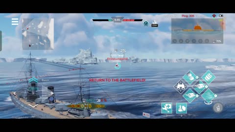 Russian Tier 3 ship Imperatrista Mariya - War Thunder Naval gameplay