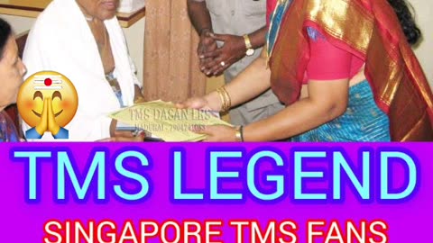 ONE SUN ONE TMS LEGEND M.THIRAVIDA SELVAN SINGAPORE 2025