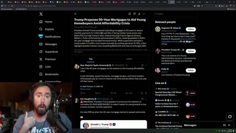 Asmongold criticizes the growth of wealth inequality in America