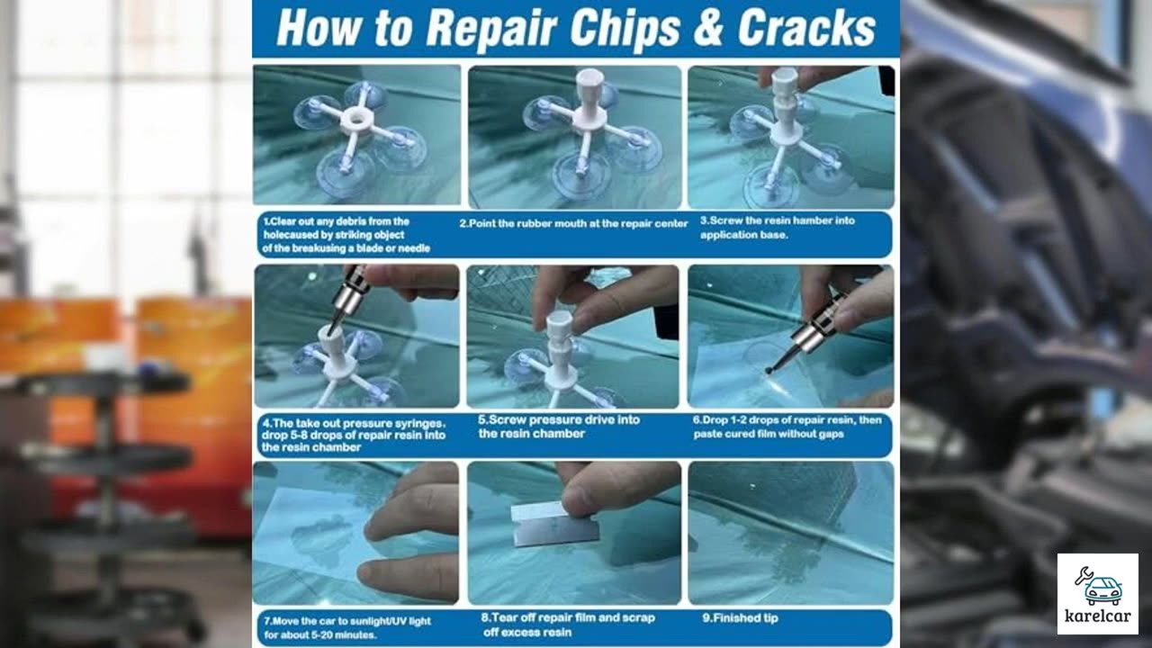 Windshield Chip Repair Kit