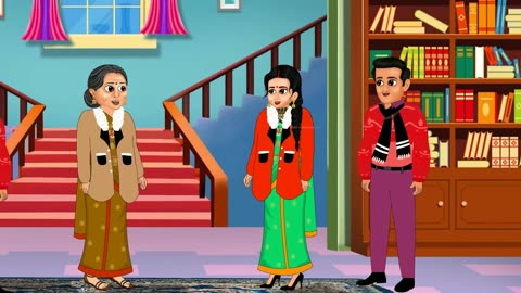 ठंड में बहू की गरमा गरम रसोई __ Daughter-In-Law_s Hot Kitchen In The Cold __ Cartoon Video