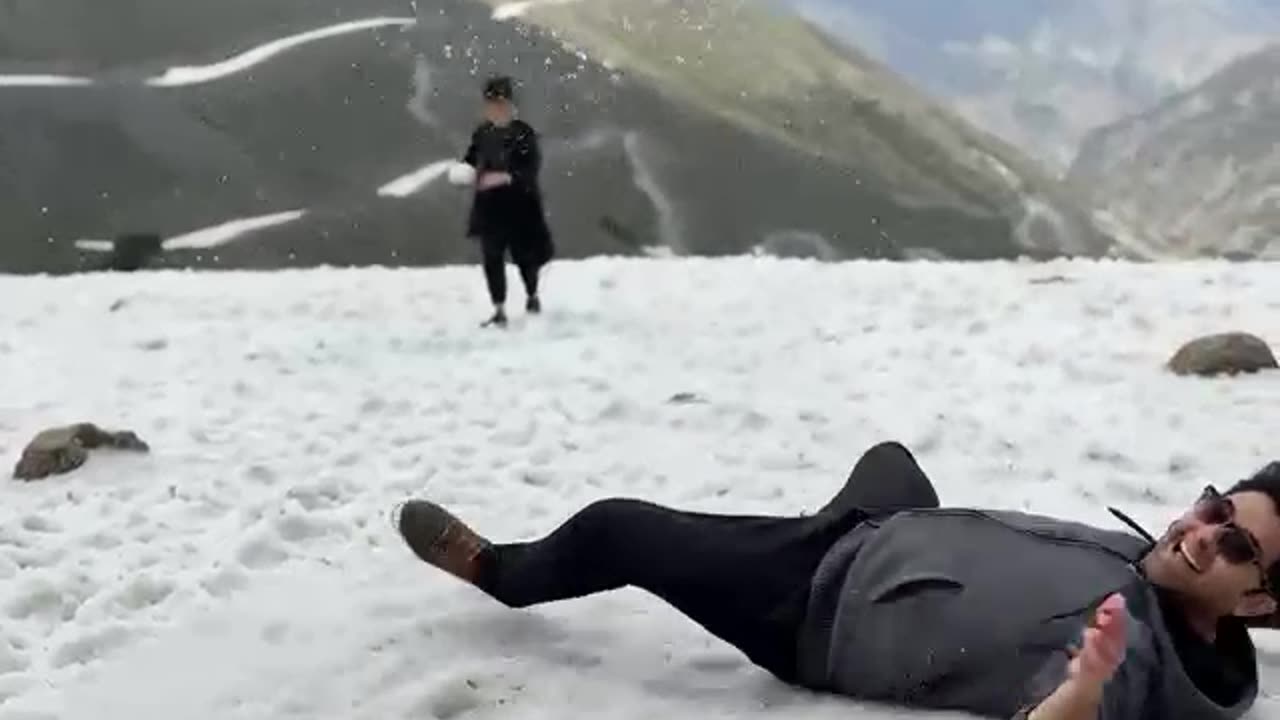 Joy & Snow at Babusar Top | AI Magic with Sora 2 | Winter Fun VFX