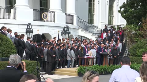 President Trump Welcomes the 2024 College Football National Champions - The Ohio State University