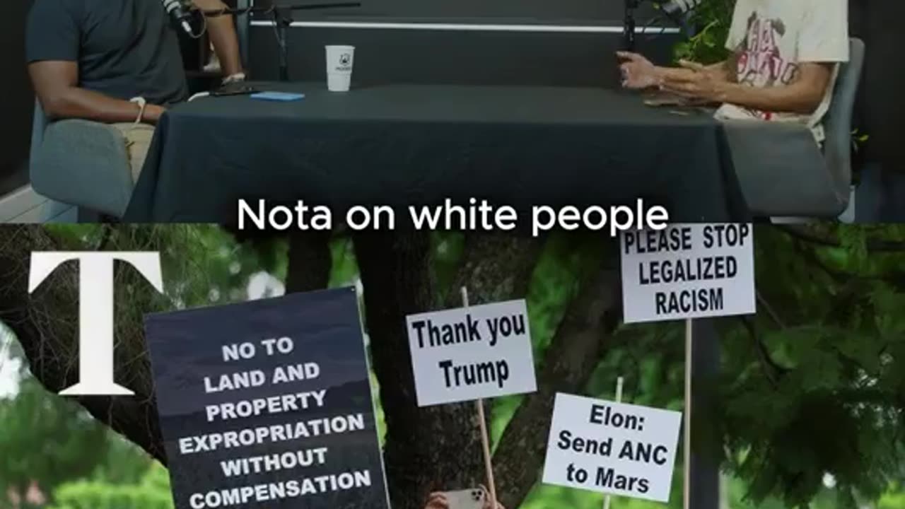 Black podcasters describe white South Africans as inhuman. Literal dogs.