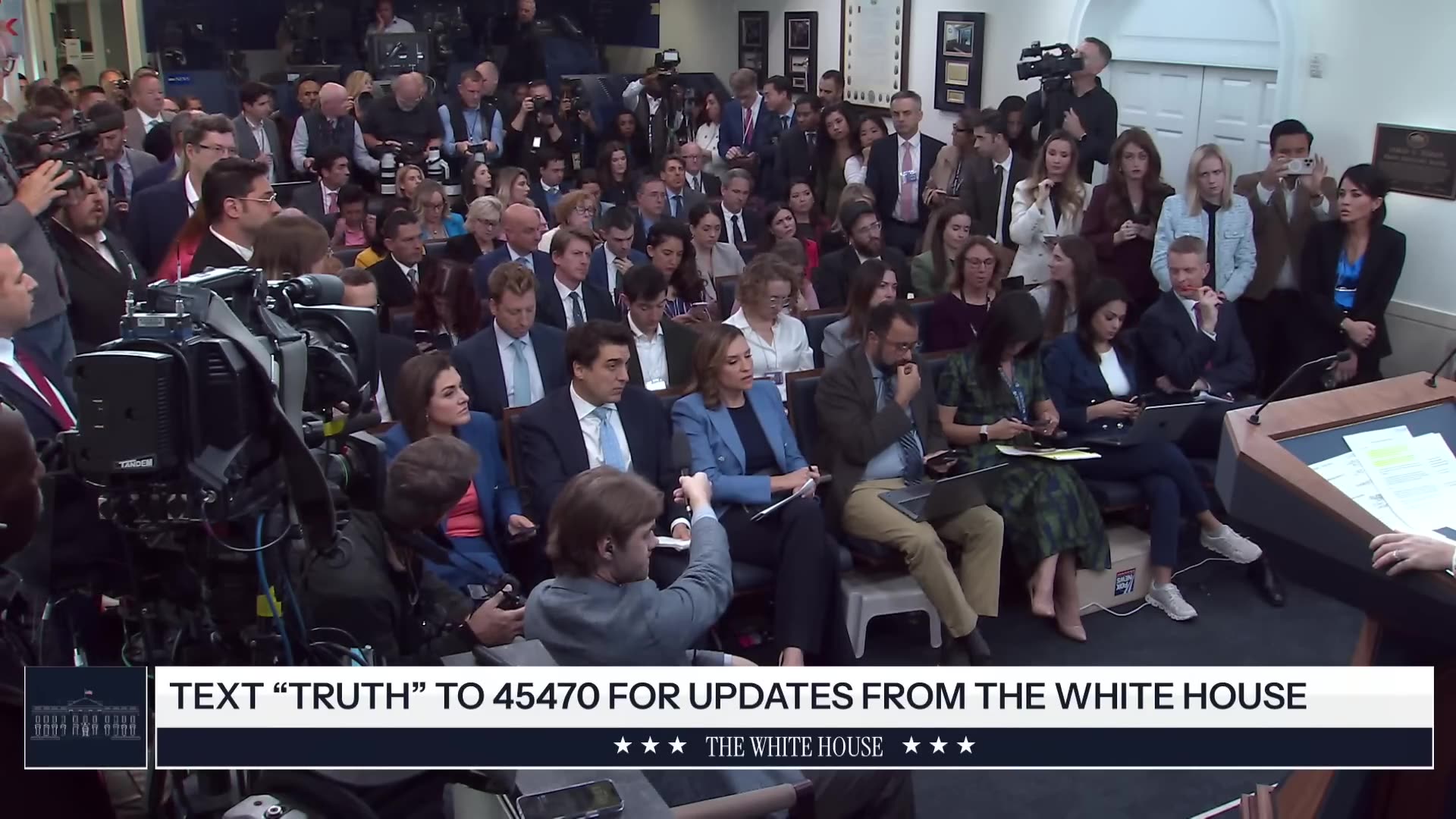 Press Secretary Karoline Leavitt Briefs Members of the Media, Oct. 23, 2025