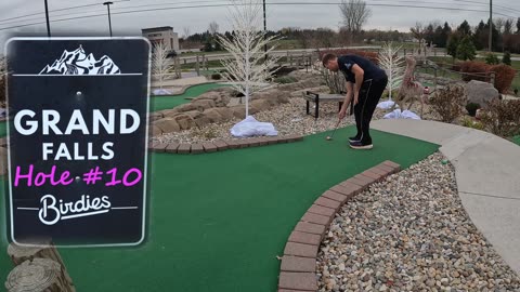 Birdies Mini Golf - Hole-In-One Compilation - 6x in our 2nd Visit with Mama