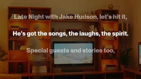 Late night with Jake Hudson theme