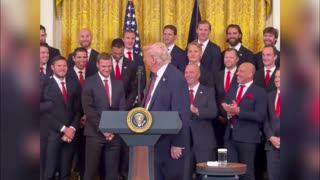 WATCH: President Trump Cracks Up The Whole Room While Hosting The Florida Panthers