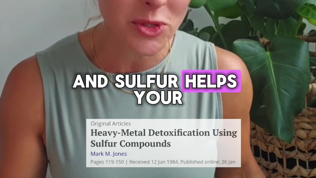 Why you need organic sulfur for cellular health