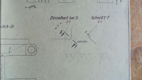ULTRA RARE ORIGINAL MAYBACH HL230 CONNECTING RODS PLANS