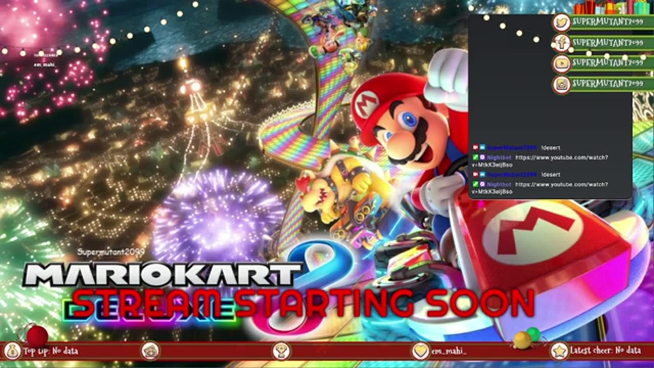 🎁🎅11_30_23 Edition of Mario Kart 8 Deluxe. Racing with TheGreatGQ🎁🎄