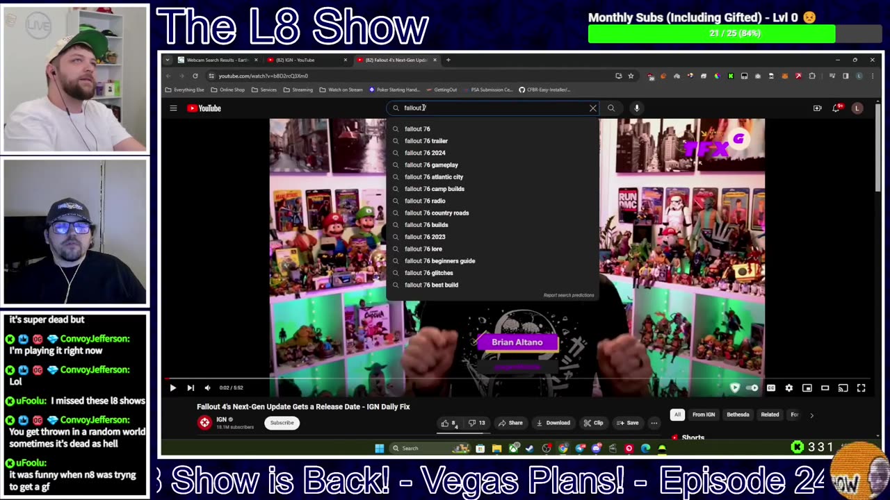 The L8 Show - Episode 024 - Vegas Plans + Playing Fallout 76 - 2024-04-11