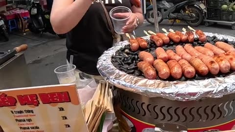 Delicious Vietnamese street food