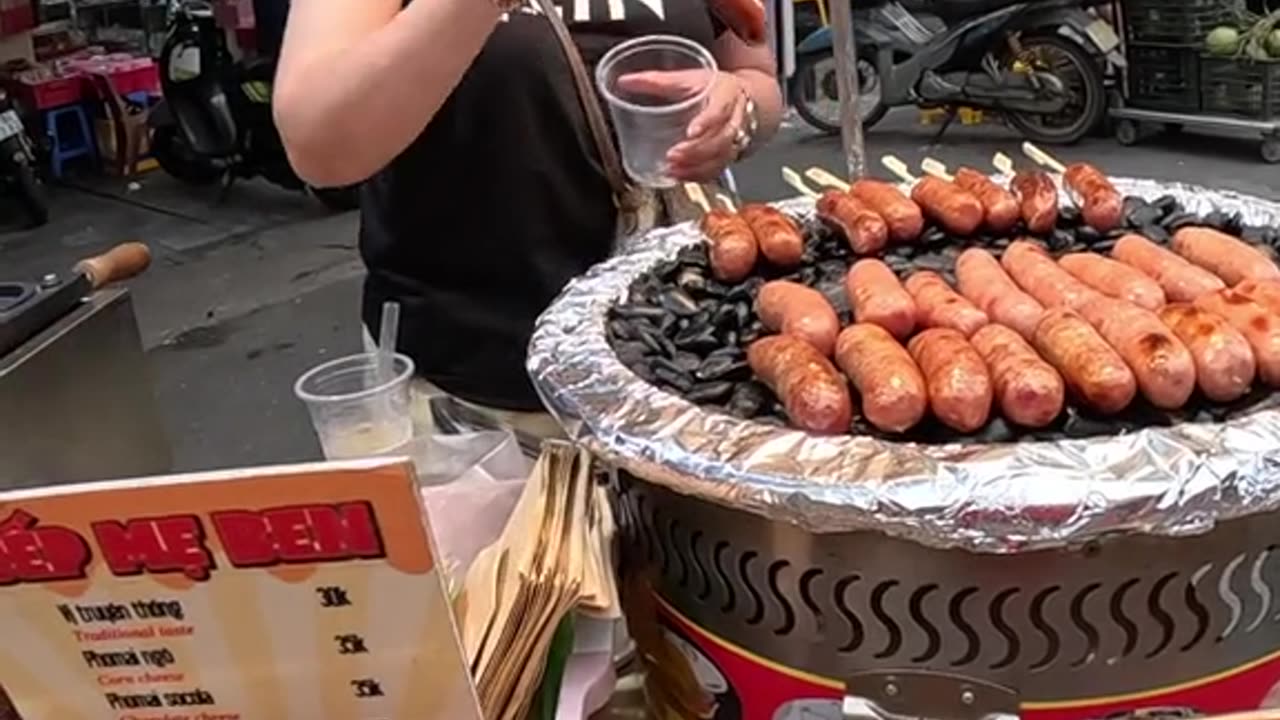 Delicious Vietnamese street food