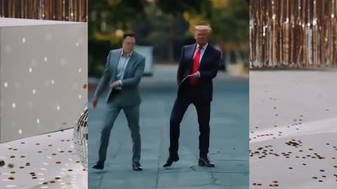 Donald Trump and E. Musk Dance Off