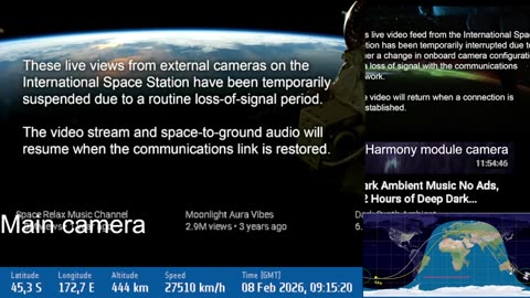Earth from ISS live | unofficial