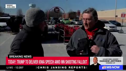 Liberal media left STUNNED after ambushing Iowa man in parking lot with question about ICE