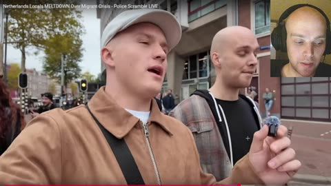 Hermes Interview ! Dutch Anti Immigration Protest !