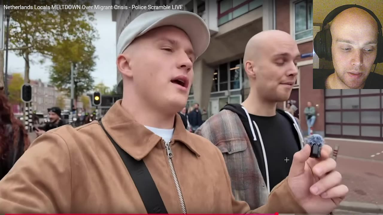 Hermes Interview ! Dutch Anti Immigration Protest !